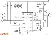 语音电路中的采用ML-1020的录音喊话器电路图