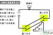 楼梯开关双控电路图（五） - 楼梯开关双控电路图大全（七款楼梯开关双控电路设计原理图详解）