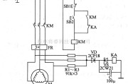 保护电路中的三角形联结电动机断相保护电路