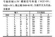 数字电路中的4000系列数字电路,4053等三2通道模拟开关