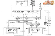 别克中的君威外部倒车镜控制电路图