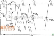 整流单元中的输出电压可调的稳压式多倍整流电路图