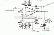 音频电路中的TDA2030低音炮电路