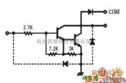 电机控制专区中的步进电机ULN2003内部框图及等效电路图