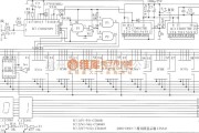 LED电路中的可显示拨出电话号码装置的电路