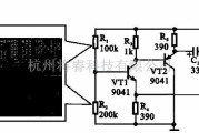 模拟电路中的由晶体管振荡器构成的闪光灯玩具电路
