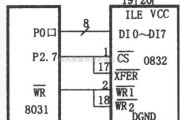 DAC0832与8031单片机构成的单缓冲器同步方式接口