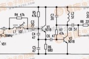 音频处理中的晶振式电话调频发射机电路图