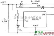 LED电路中的T6321A／T6325A驱动LED电路图