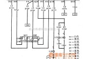 大众（一汽）中的捷达前、后雾灯电路图