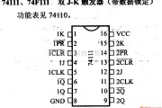 数字电路中的74系列数字电路74111,74F111,双J-K触发器(带数据锁定)