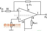 运算放大电路中的CFl4753单、双电源高输入阻抗四运放电路图