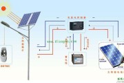 太阳能路灯光伏发电板安装接线图