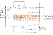 集成电流传感器、变送器中的采用并联外部功率管的方法来降低AD693功耗的电路