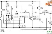 光电电路中的555感性开关式电源电路图
