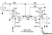 控制电路中的压电马达驱动电路