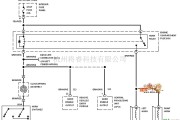 马自达中的马自达94PROBE喇叭电路图