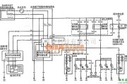 本田中的奥德赛2003年款车型转向信号灯电路图