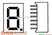 LED电路中的LED数码显极外形电路图