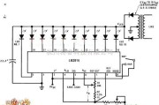 单片机制作中的lm3914应用电路图三