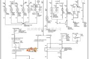 马自达中的马自达95TAURUS仪表板照明电路图