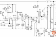 稳压电源中的24V伏供电的CRT高压电源电路图