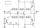 综合电路中的简化的250mA缓冲器BUF634及与运放级联为功率扩展用的连接图