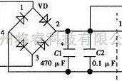 电源电路中的变压器整流电路及电源电路图