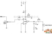 集成音频放大中的使用LM-386的音频功率放大级电路图