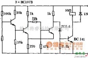 光栅电路/光放大器中的采用品体管电路的光栅电路图