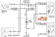 沃尔沃中的富豪960 大灯雨刮清洗器电路图