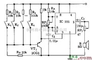 555组成的电子琴电路原理图