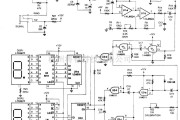 专用测量/显示电路中的雷达测速枪的显示板电路图