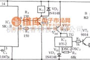 自动控制中的用SK-Ⅱ制作的声控音乐插座电路图