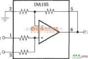 仪表放大器中的精密加法放大电路(INA105)