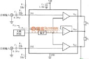 耳机放大中的LM4910用于双声道放大器的典型电路