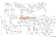 遥控电路（综合)中的由RX-2/TX-2组成的四通道无线遥控玩具汽车电路原理图