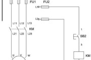 接触器点动控制的接线图一例