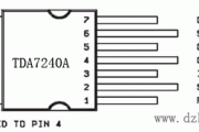 TDA7240A制作的20W单电源BTL功放电路图