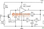 音频处理中的由MC3360P组成的音频功放电路图