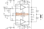 集成音频放大中的LM4732用于并联输出的音频功率放大电路