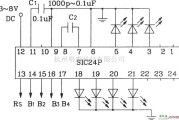 灯光控制中的SIC24P用于驱动直流LED应用电路