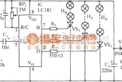 灯光控制中的LCl81音频压控三路彩灯控制电路