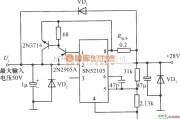 电源电路中的SN52105构成的28V、1A稳压电源