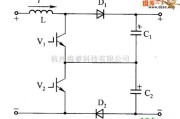 DC-DC中的单相三电平Boost转换器主电路图