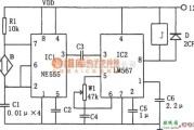 温控电路中的采用温度／频率转换的高精度控温电路(LM567、NE555)电路图