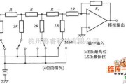 数字电路中的关于采用电阻进行D／A转换的电路图