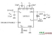 可构成高电流白光LED驱动器电路图