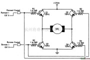 控制电路中的利用分立晶体管控制电机方向