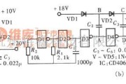 常用单元电路中的用门电路组成的倍压升压电路(CD4069)